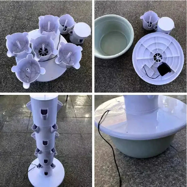 Hydroponics Vertical Sky Tower System (44 Holes) MHB Hydroponics