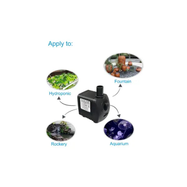 12W Water Pump MHB Hydroponics