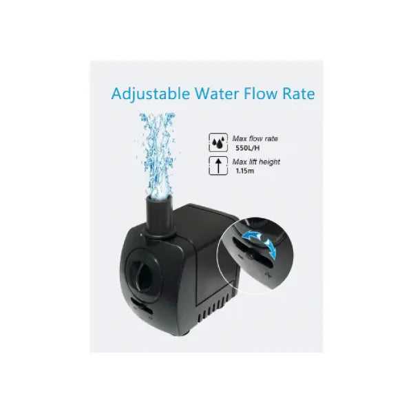 12W Water Pump MHB Hydroponics