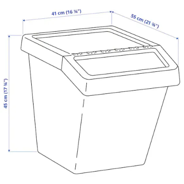 White Tank with Lid MHB Hydroponics