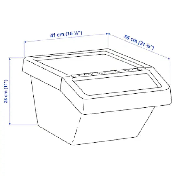 White Tank with Lid MHB Hydroponics