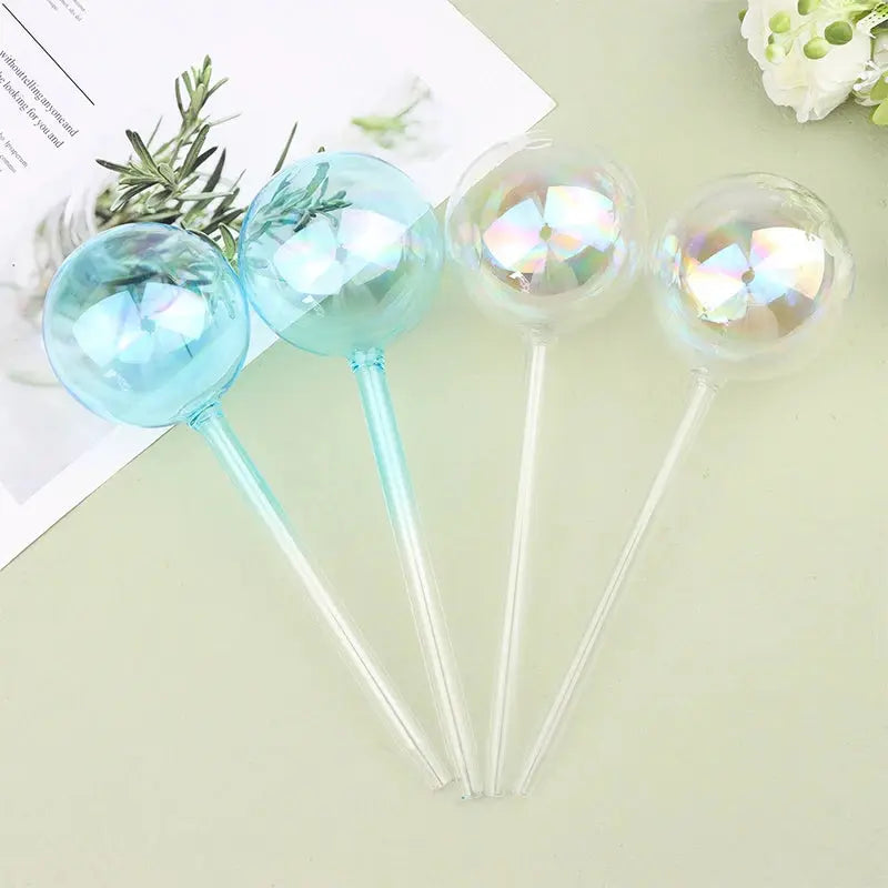 Rainbow Self-Watering Globes – Auto-Watering Glass Bulbs MHB Hydroponics