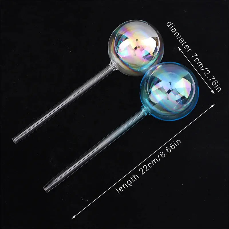 Rainbow Self-Watering Globes – Auto-Watering Glass Bulbs MHB Hydroponics