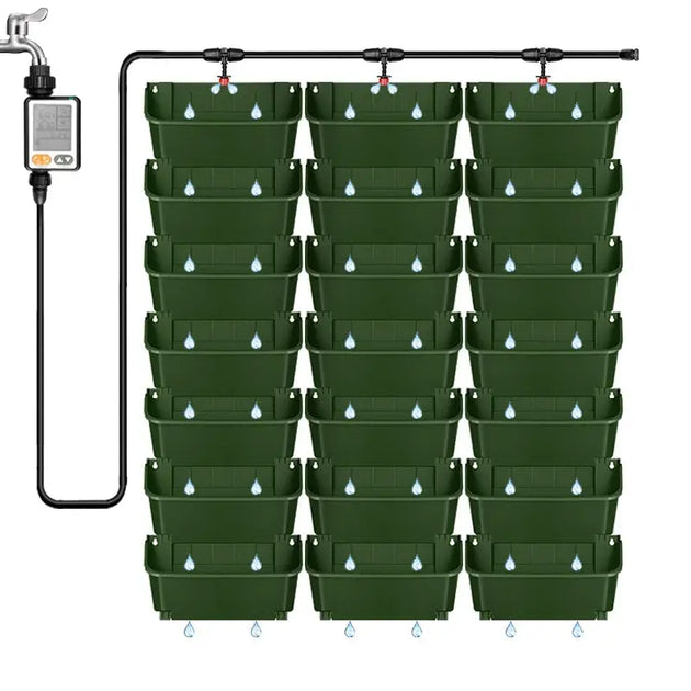 Stackable Wall Hanging Plastic Vertical Garden Planter MHB Hydroponics