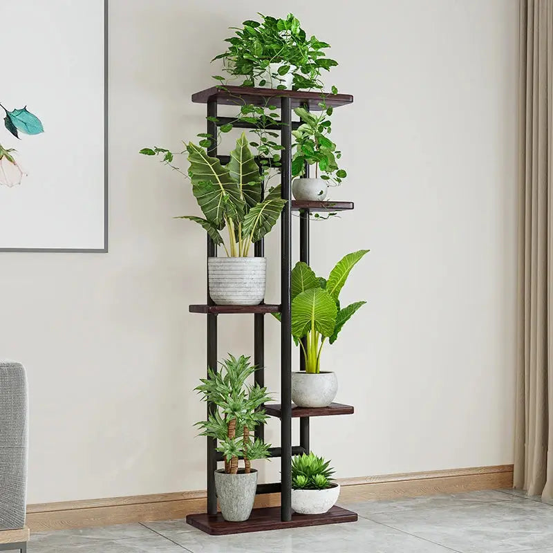 indoor planter stand with pot Plant Stand – Durable, Space-Saving Indoor Plant Display – MHB Hydroponics