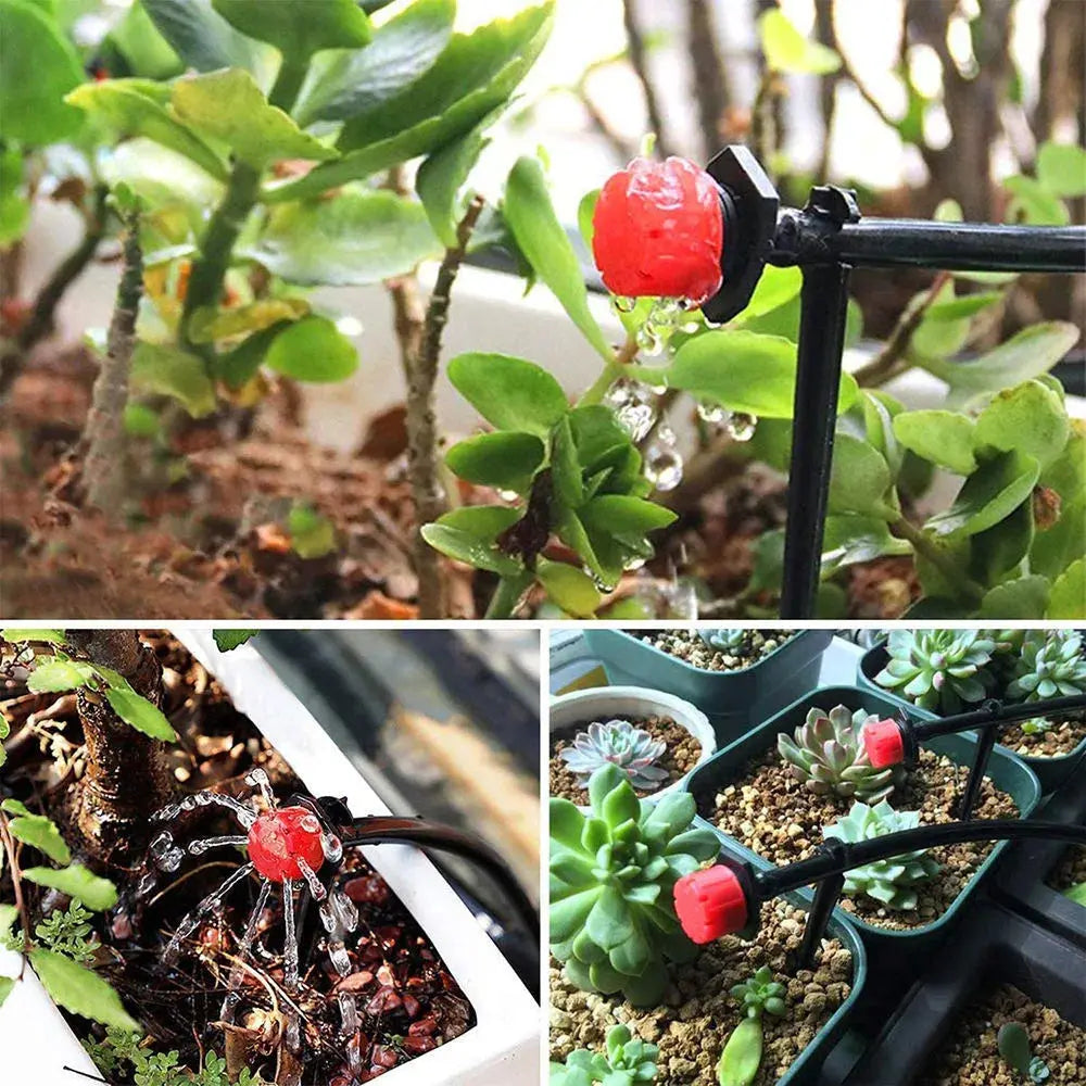 Adjustable 8L/H Mini Dripper – Garden Drip Irrigation System (20pcs) MHB Hydroponics