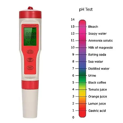 4 in 1 Meter (EC, PPM, PH, Temp) MHB Hydroponics