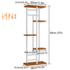 5-Tier Metal Plant Stand – Indoor Flower Pot Organizer MHB Hydroponics