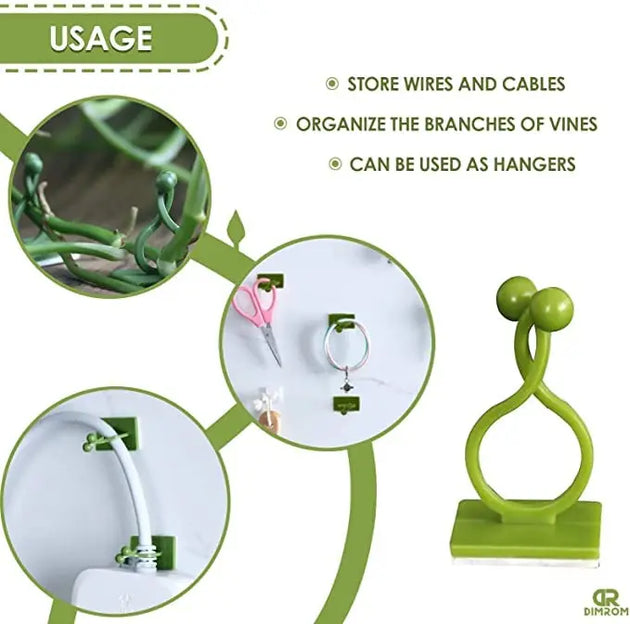indoor plant wall clips Climbing Wall Clips – Indoor & Outdoor Vine Plant Support – MHB Hydroponics