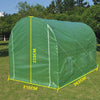 Portable Greenhouse with Zipper Mesh Doors – Large Walk-In Greenhouse MHB Hydroponics