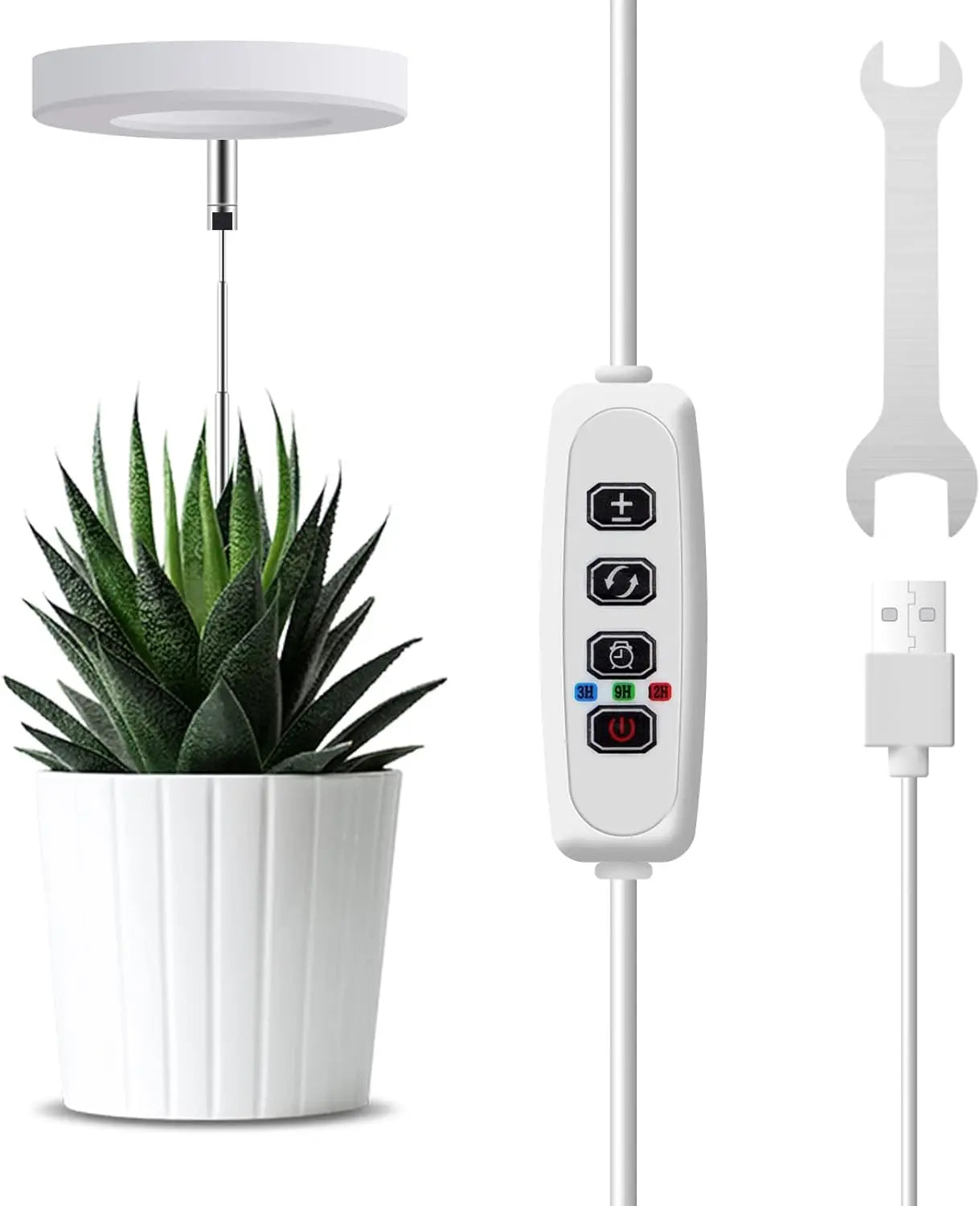 Halo LED Lamp Grow Light MHB Hydroponics