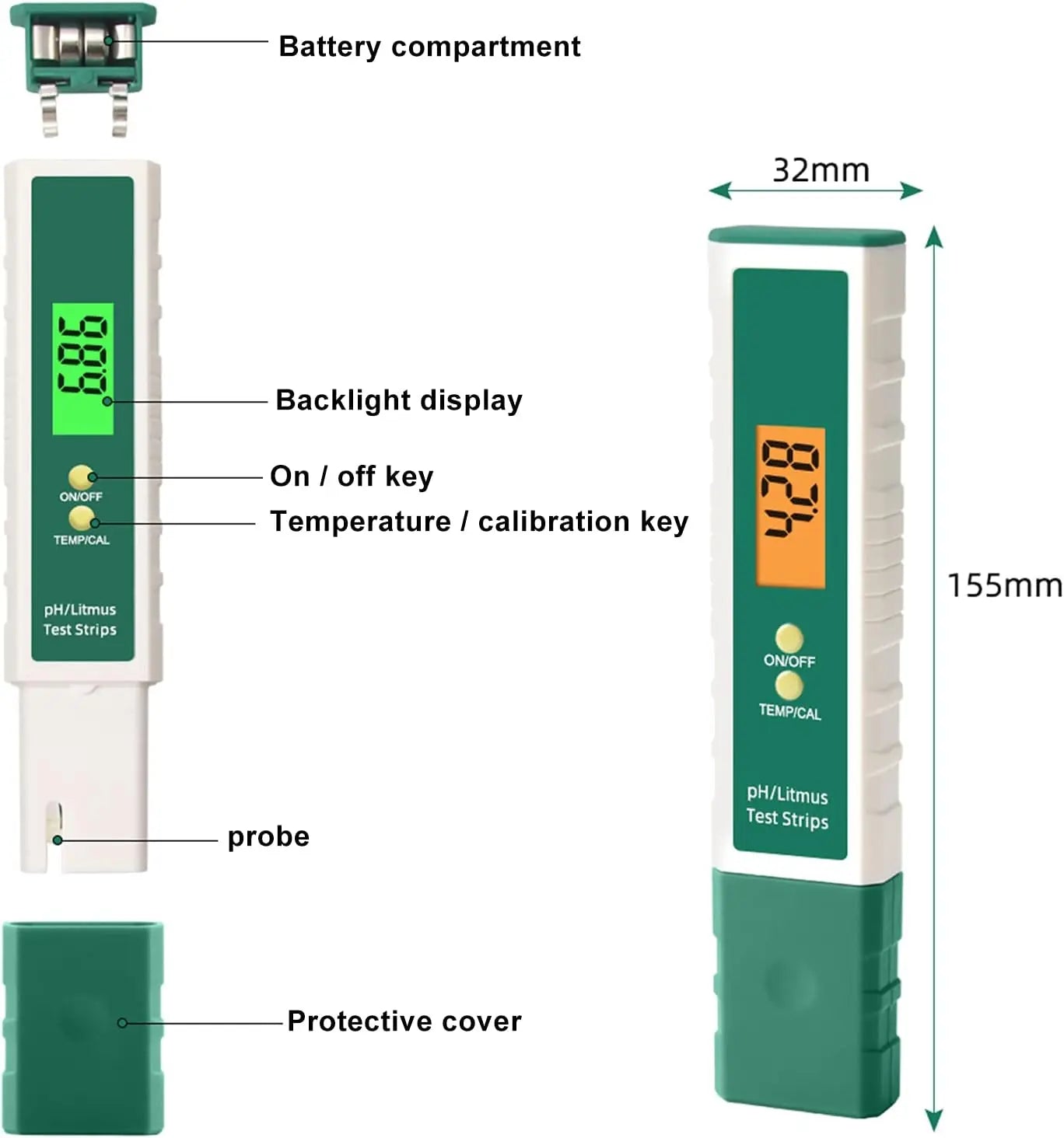pH-2 Plus meter MHB Hydroponics