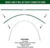 Garden Greenhouse Hoops MHB Hydroponics
