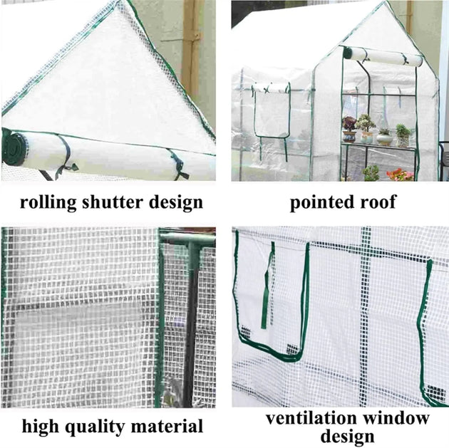 Portable Walk-in Greenhouse (143 x 73 x 195 cm) MHB Hydroponics