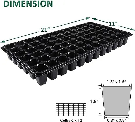 Seedling Tray 72 holes MHB Hydroponics