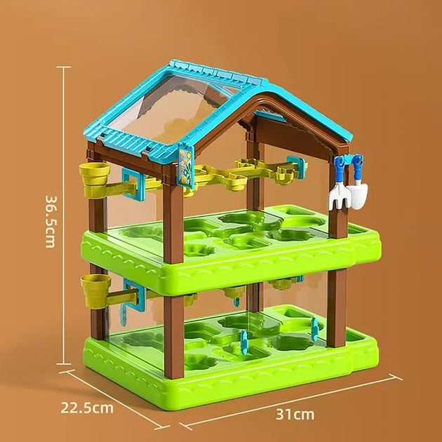 Kids Planting Sunroom Double Layer MHB Hydroponics