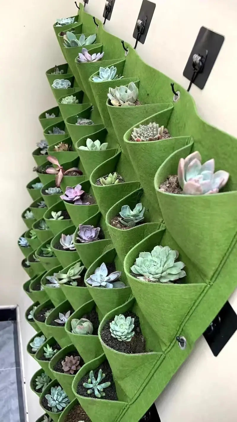 Vertical Hanging Wall Planting Grow Bag with 36 Pockets MHB Hydroponics