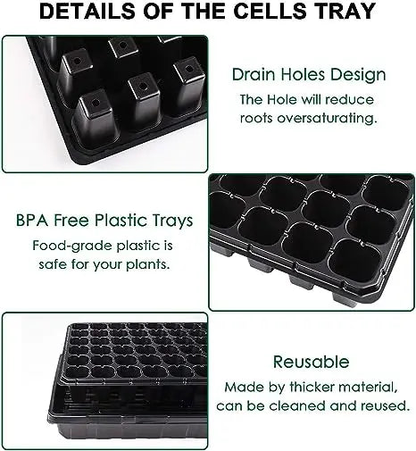 Seedling Tray 72 holes MHB Hydroponics