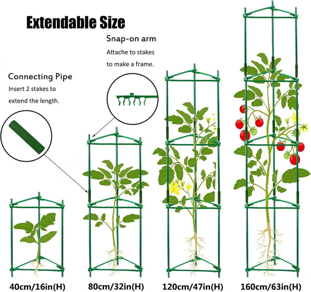 Trellis Stakes Cage for Vertical Climbing Plant Support MHB Hydroponics