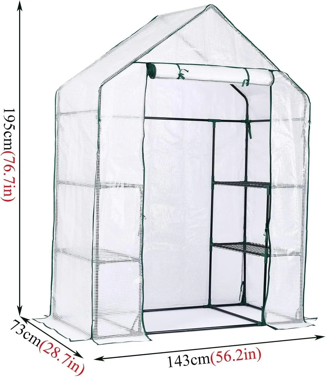 Portable Walk-in Greenhouse (143 x 73 x 195 cm) MHB Hydroponics