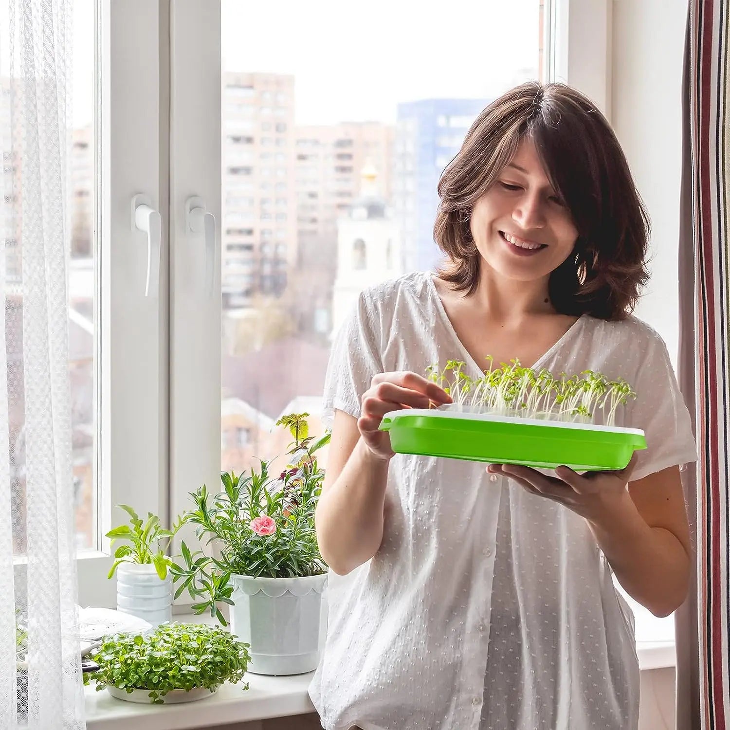 Microgreens Tray with Lid MHB Hydroponics