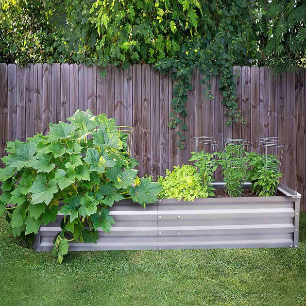 Galvanized Raised Garden Bed MHB Hydroponics