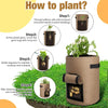 Potato Grow Bags with Flap and Handle MHB Hydroponics