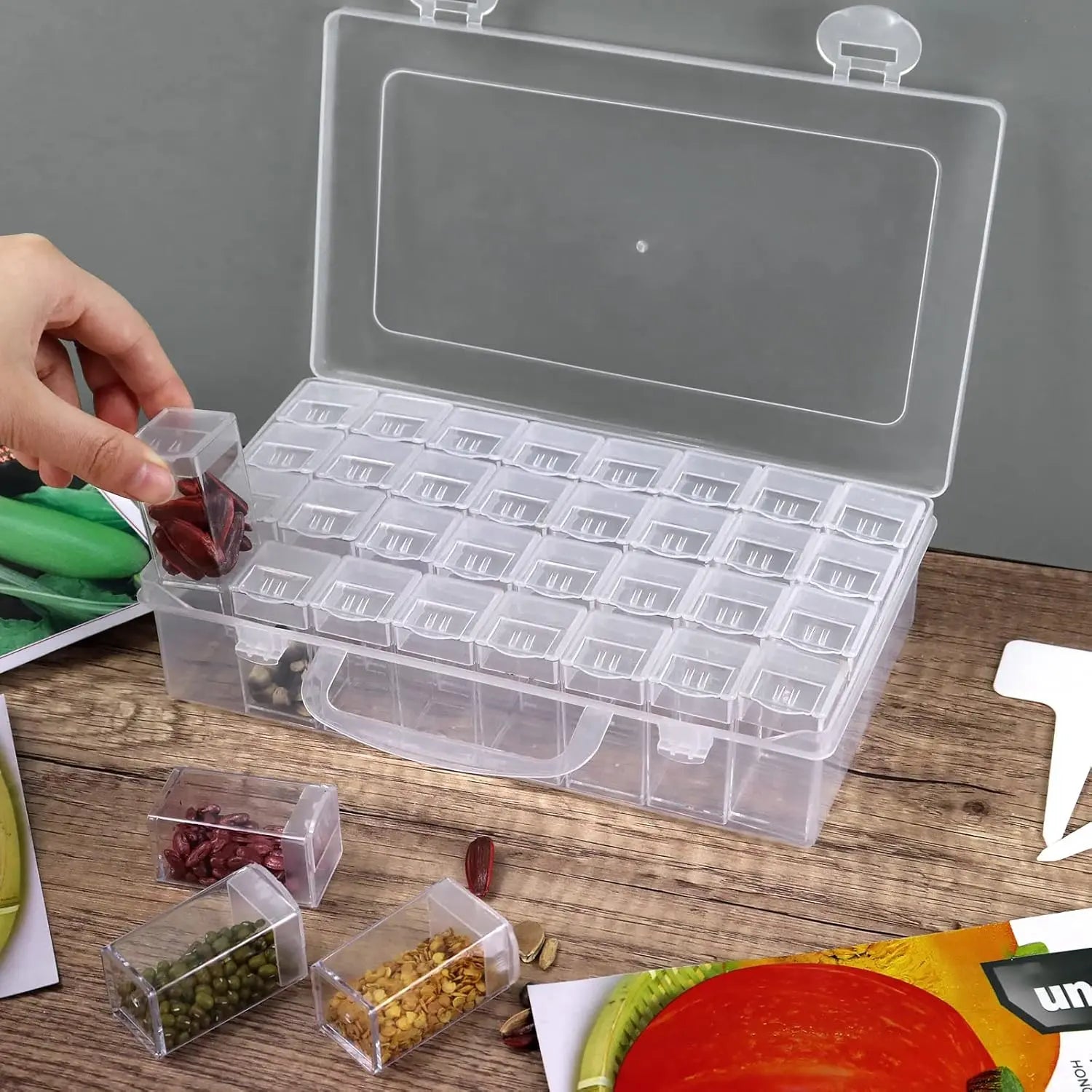 garden seed storage box Garden Seed Storage – Compact, Waterproof & Organized Solution – MHB Hydroponics