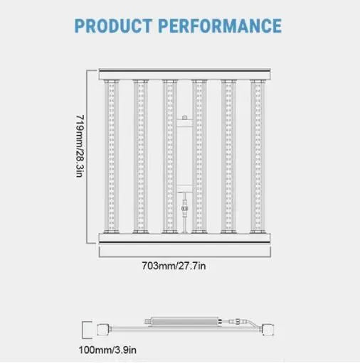LED Grow Light 480W MHB Hydroponics