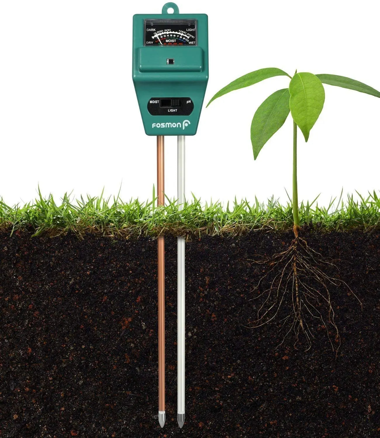 Analogue Soil Moisture & pH meter MHB Hydroponics