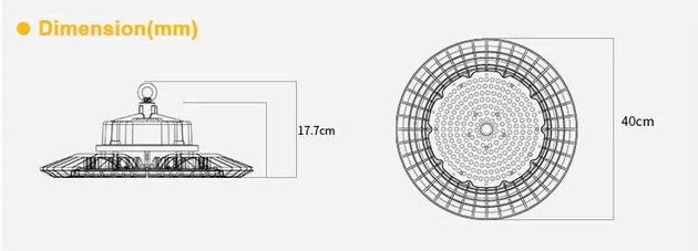 UFO LED Grow Light Panel MHB Hydroponics