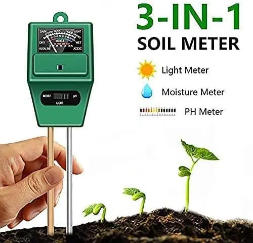 Analogue Soil Moisture & pH meter MHB Hydroponics