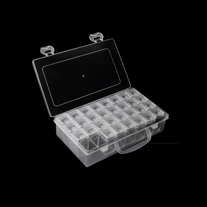 Garden Seed Storage Organizer Box Set – 32-Slot Transparent Container MHB Hydroponics