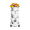 Tier Tower Pro™ Vertical Stackable Planter – 5-Tier Movable Garden with Self-Watering MHB Hydroponics