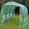 Portable Greenhouse with Zipper Mesh Doors – Large Walk-In Greenhouse MHB Hydroponics