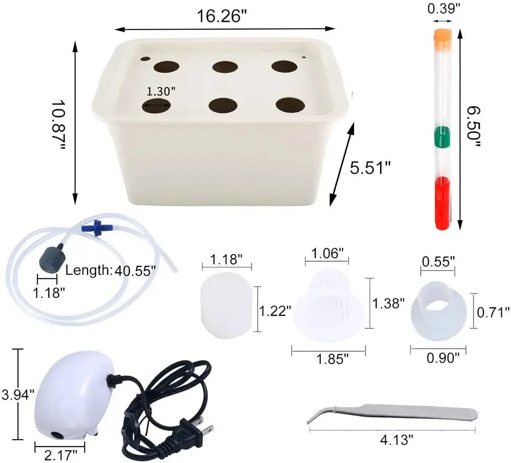 Small Hydroponics Kit (6-holes) MHB Hydroponics