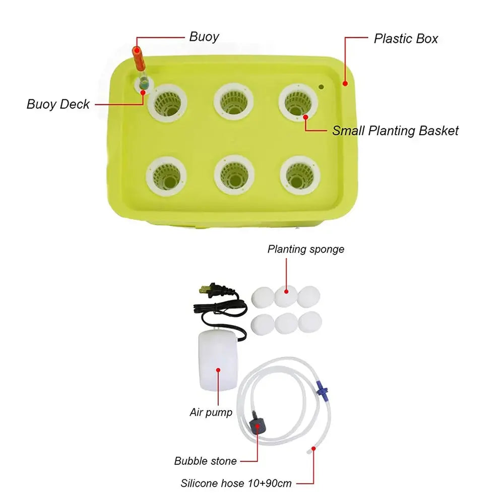 Small Hydroponics Kit (6-holes) MHB Hydroponics