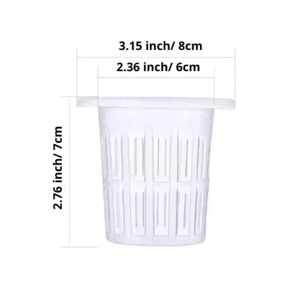 Net Pots White MHB Hydroponics