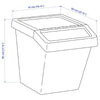 White Tank with Lid MHB Hydroponics