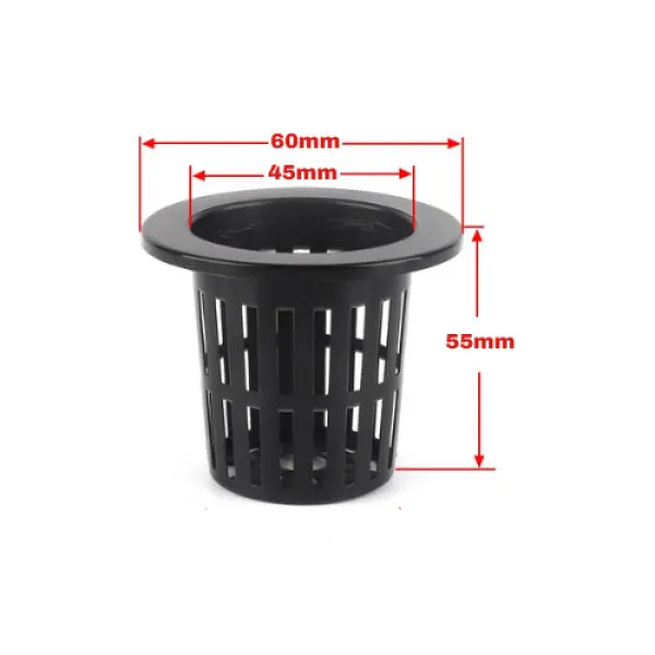 2 inch Net Pots black MHB Hydroponics