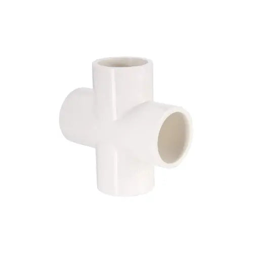 4-Way Cross Joint PVC Fitting MHB Hydroponics