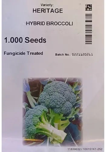 Heritage Hybrid Broccoli - Seminis Seeds (20 seeds) MHB Hydroponics