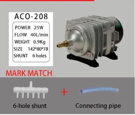 25W Air Pump (ACO-208) MHB Hydroponics